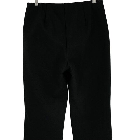 J. Jill Ponte Slim Leg Tapered Pants Black Elastic Waist Stretch Women Small - Picture 5 of 9